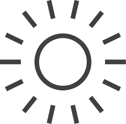 light and climate control icon